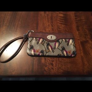 Fossil Wristlet with Birds